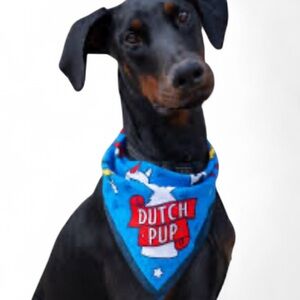 Dutch Bros Dog Bandana Blue Dutch Pup